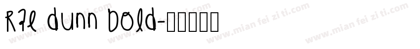 Rae Dunn Bold字体转换